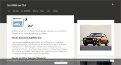 Desktop Screenshot of bmw6er-club.com
